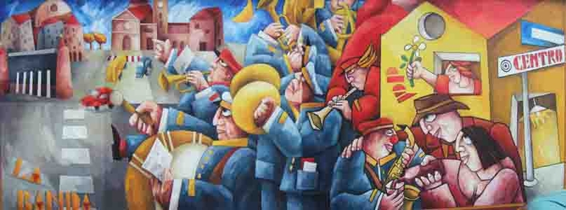 Murales dedicato alla banda